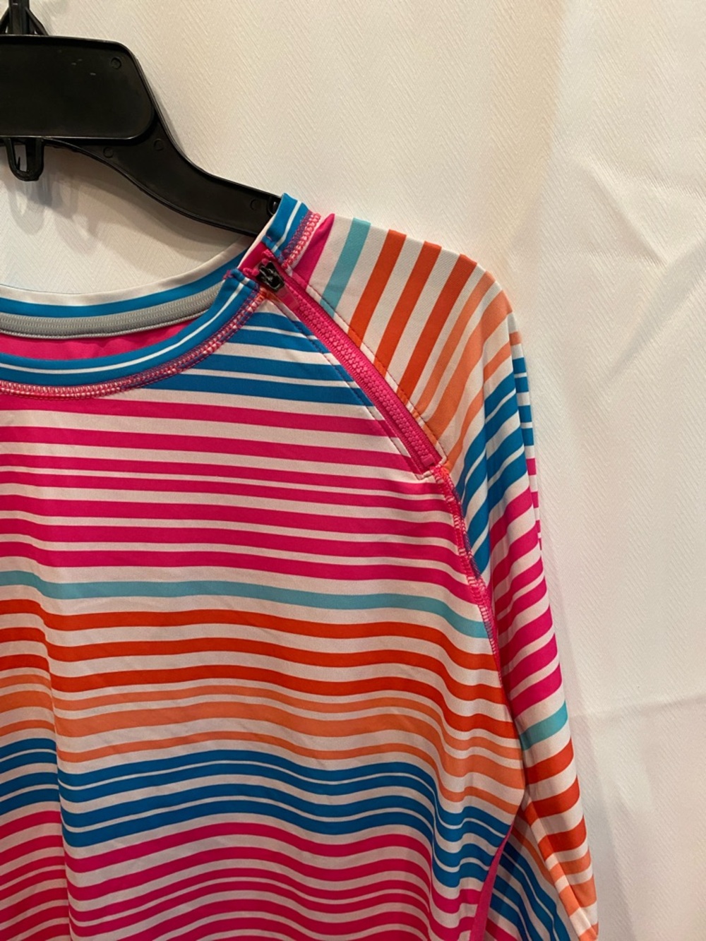 Reel Legends Long Sleeve Striped - Pink, Orange, Blue, White - Picture 4 of 6